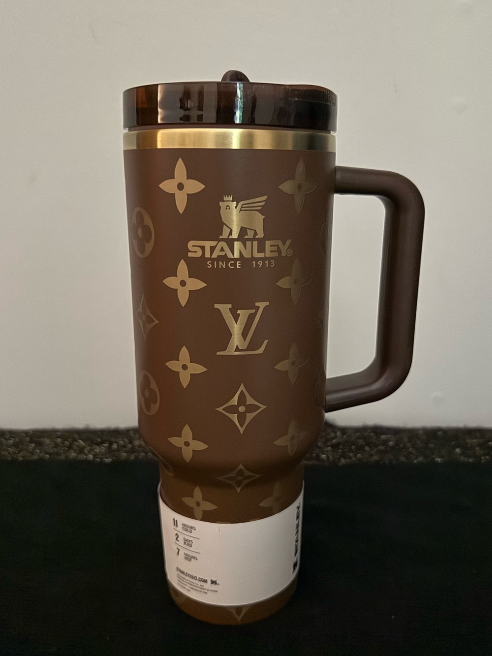 Stanley Brown and Gold Quencher H2.0 Tumbler